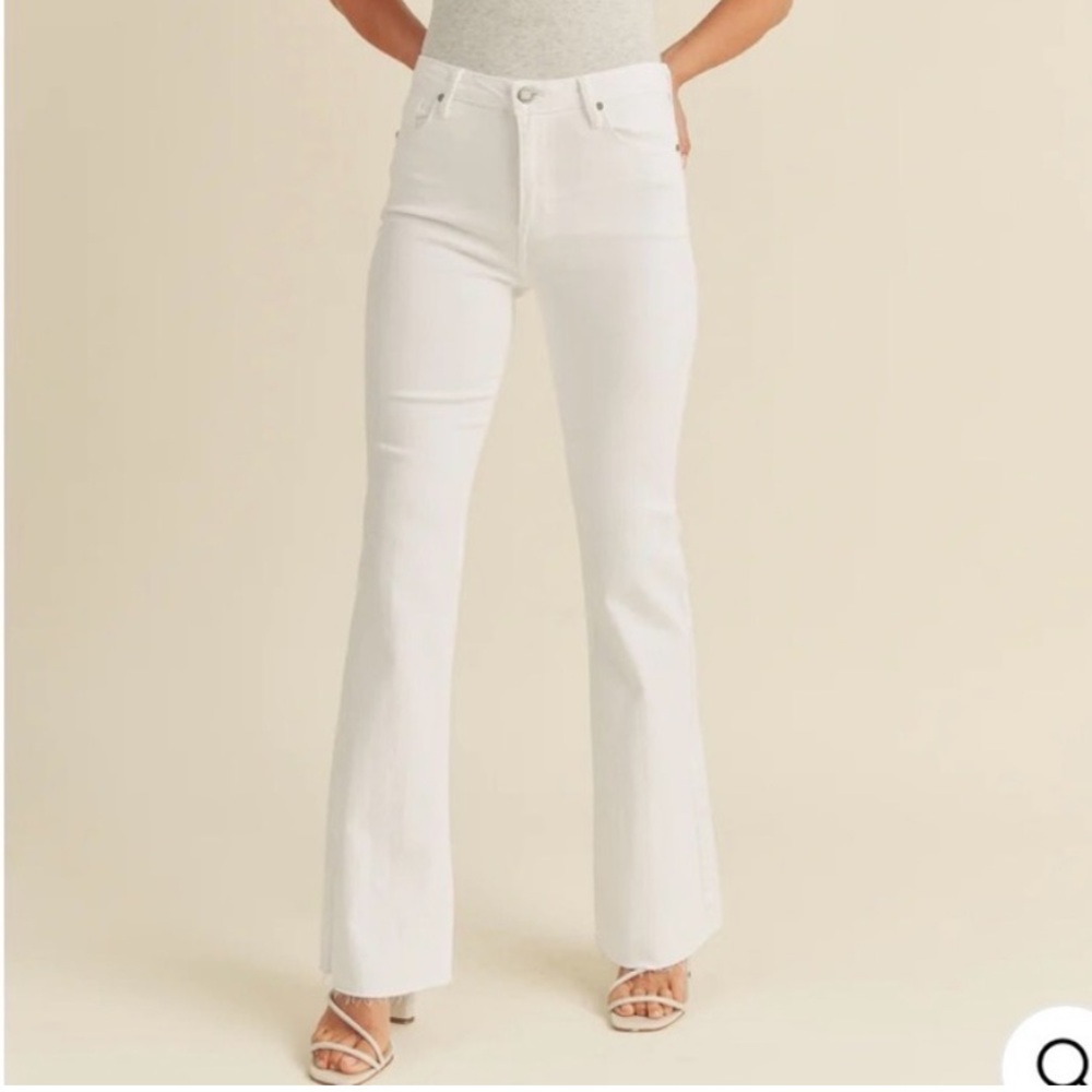 Just Black white flare jeans. Good condition